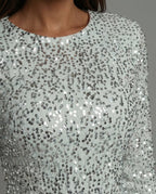 Halcyon | Vestido Cocktail Costas Abertas Justo