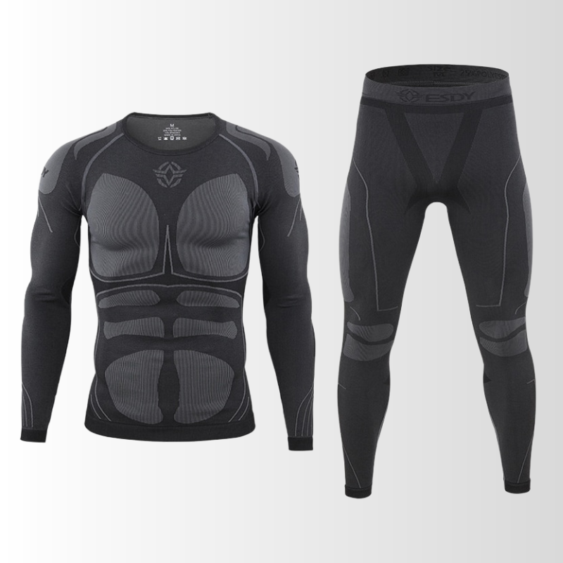 Conjunto Térmico Masculino Respirável Sem Costuras