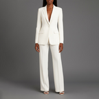 Anouk | Mulher Fato Blazer Cintado Calças Retas