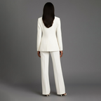 Anouk | Mulher Fato Blazer Cintado Calças Retas
