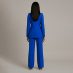 Anouk | Mulher Fato Blazer Cintado Calças Retas