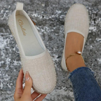 Rhea | Alpargatas Femininas Slip On Sola de Esparto