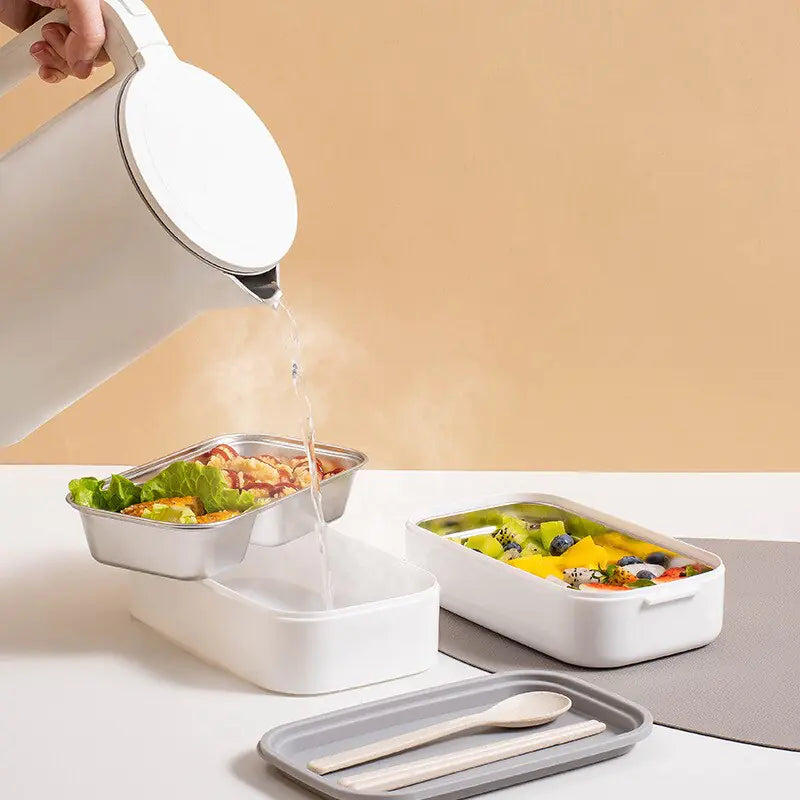 Lunchbox Bento Aço Inoxidável | 2 Camadas, Organizada | Halcyon