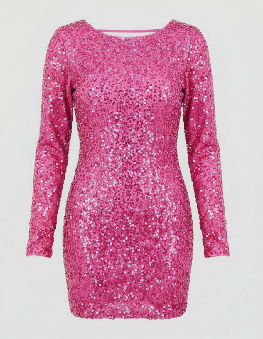 Halcyon | Vestido Cocktail Costas Abertas Justo