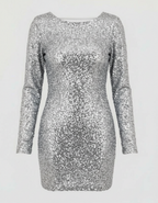 Halcyon | Vestido Cocktail Costas Abertas Justo