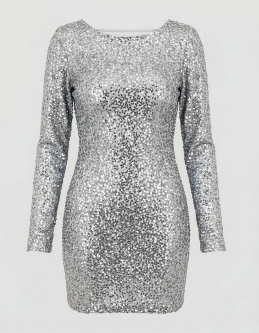 Halcyon | Vestido Cocktail Costas Abertas Justo