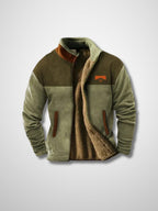 Vera | Homem Jaqueta Fleece Sherpa Zip Frontal