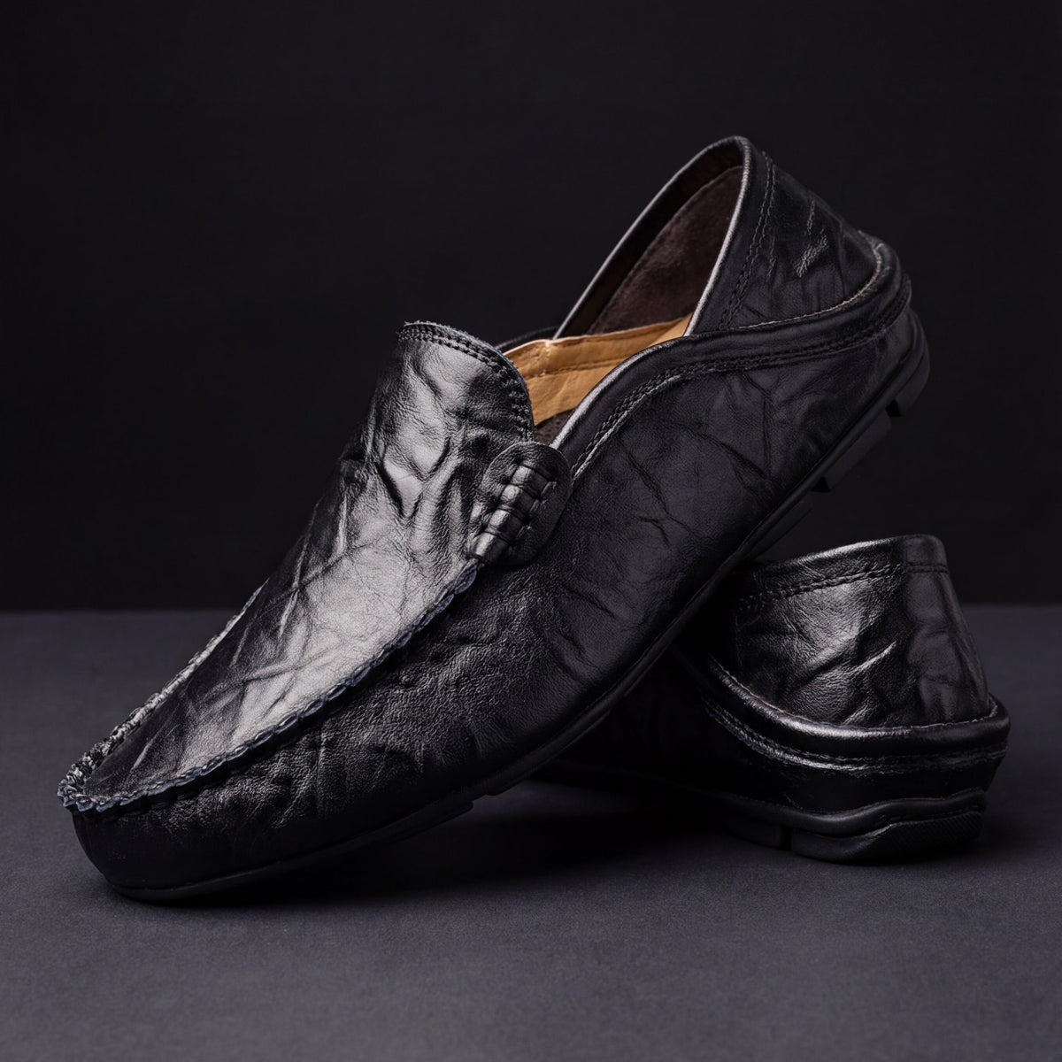 Mocassins Masculinos Slip-On Confortáveis