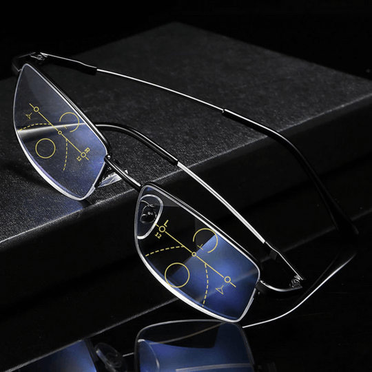 Óculos Progressivos Inteligentes | Multifocal, Filtro de Luz Azul | Sabine