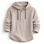 Aria | Camisa Linho com Capuz Relaxed Fit