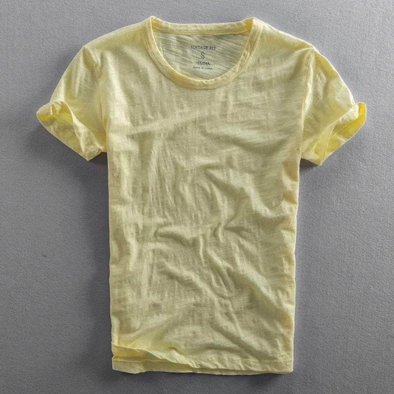 Jade | Homem Camiseta Algodão 100% Gola Redonda Manga Curta