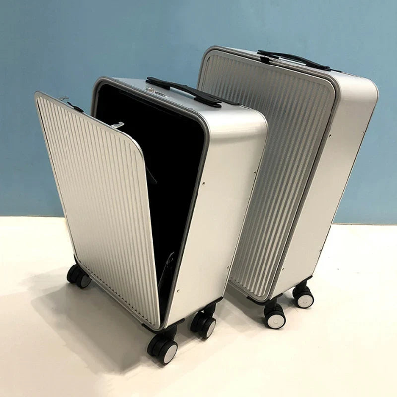 Mala de Viagem Alumínio Rígida Spinner 360