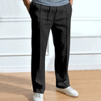 Calças Slim Fit Homem Elástico na Cintura