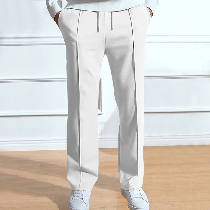 Calças Slim Fit Homem Elástico na Cintura