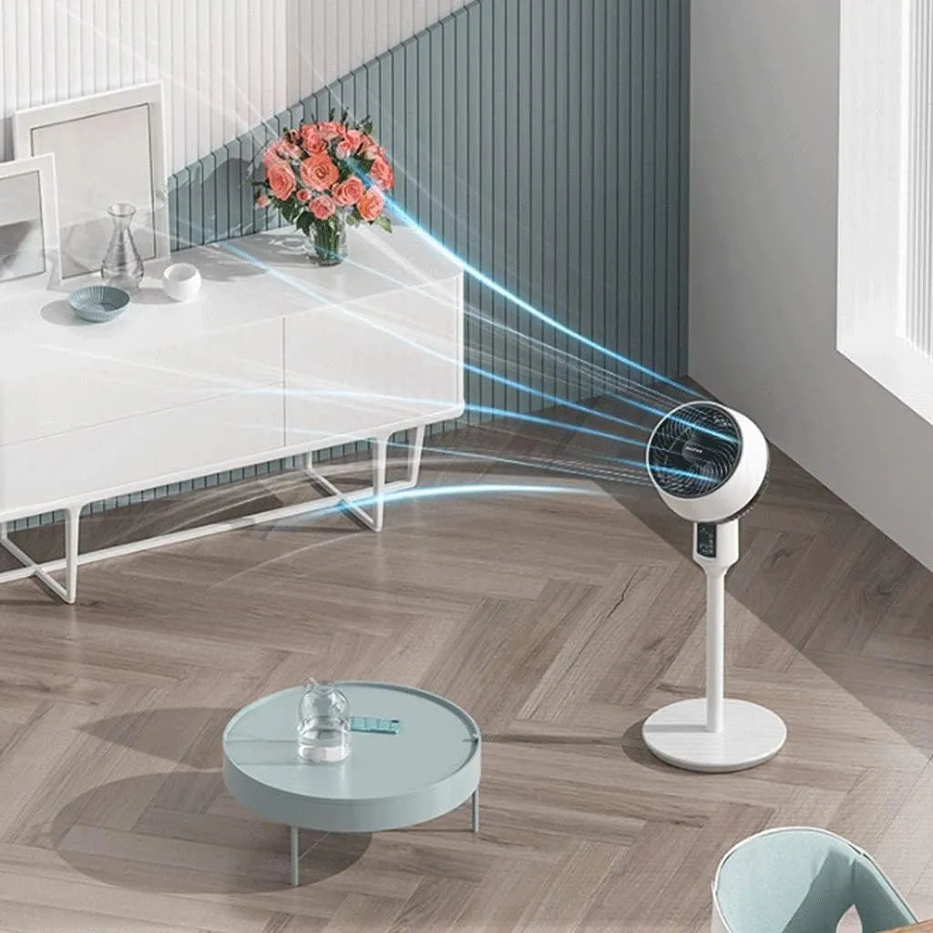 Ventilador de Mesa e Pé com Altura Ajustável Oscilação 3D
