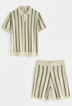 Conjunto de Shorts para Homem | Poló e Calças | Tecido Respirável