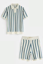 Conjunto de Shorts para Homem | Poló e Calças | Tecido Respirável