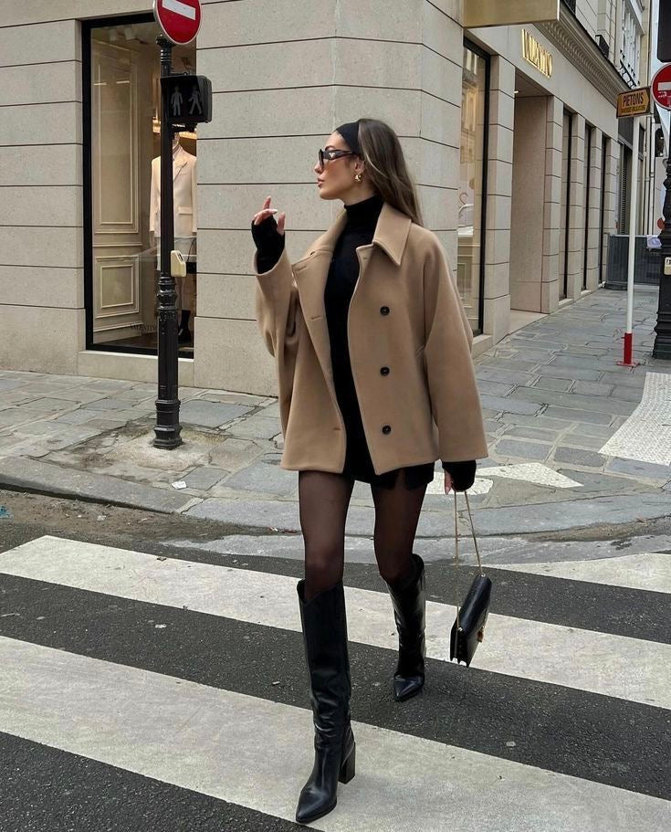 Verena | Casaco Oversize de Lã Feminino Inverno
