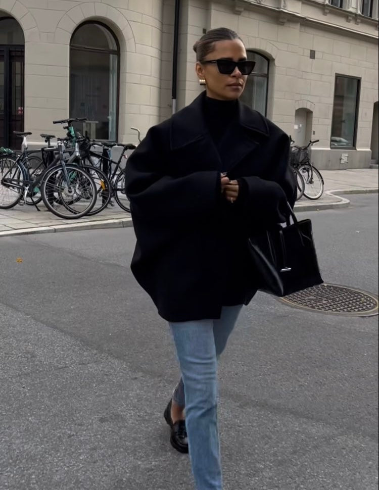 Verena | Casaco Oversize de Lã Feminino Inverno