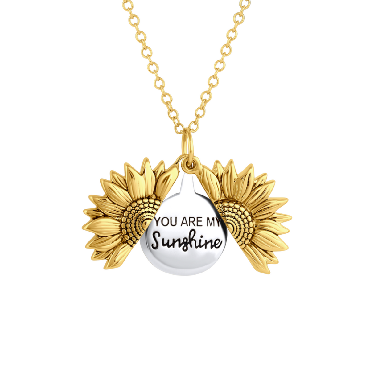 Colar Feminino | Sol, Pingente Delicado, Banhado a Ouro | Elsa