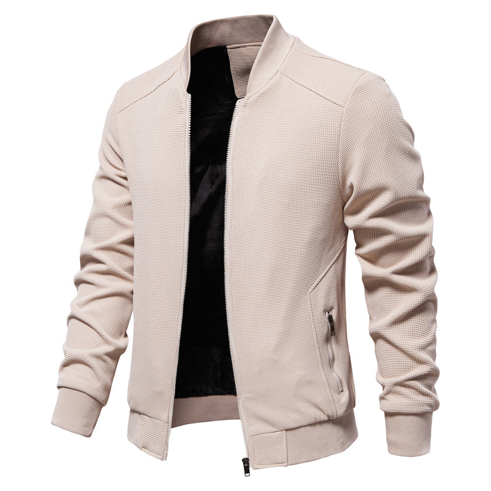 Nina | Homem Bomber Jacket com Fecho de Correr
