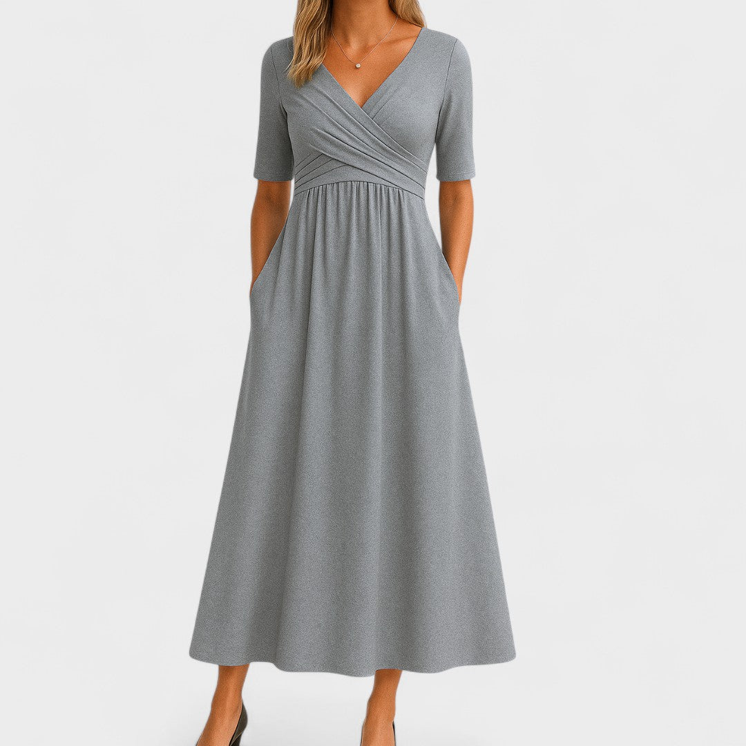 Seraphina | Vestido Midi Feminino Decote V