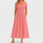 Seraphina | Vestido Midi Feminino Decote V