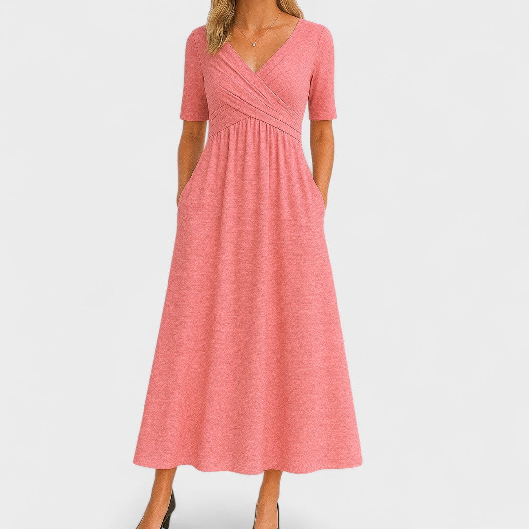 Seraphina | Vestido Midi Feminino Decote V