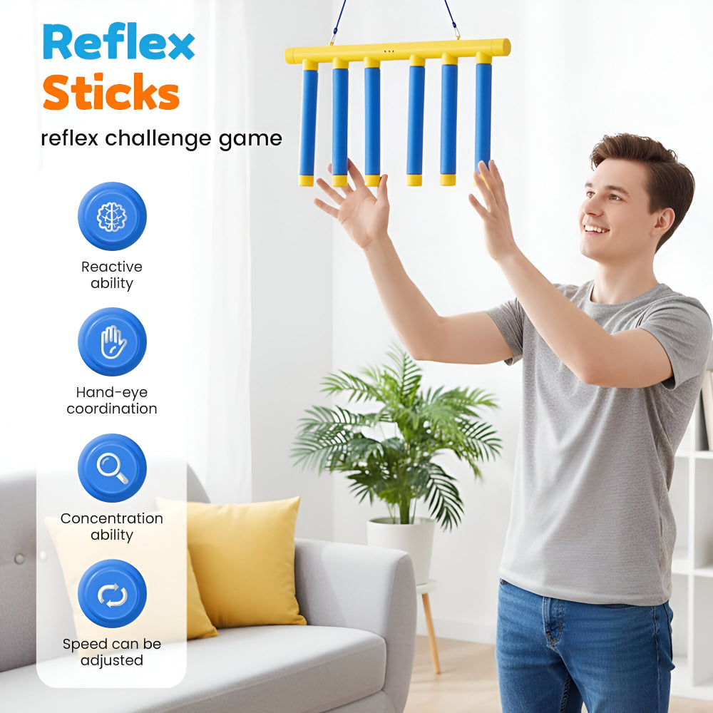 Jogo de Reflexos para Crianças | Treino de Reação, Pau Caindo | Rhea