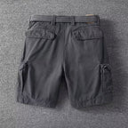 Bermuda Cargo Masculina | Bolsos Utilitários, Cintura Ajustável
