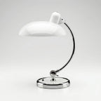 Noor | Candeeiro de Mesa com Braço Ajustável | Design Retro, Cúpula Clássica | Metal Resistente