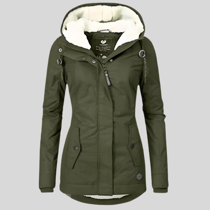 Marlow | Mulher Casaco Longo de Inverno Impermeável