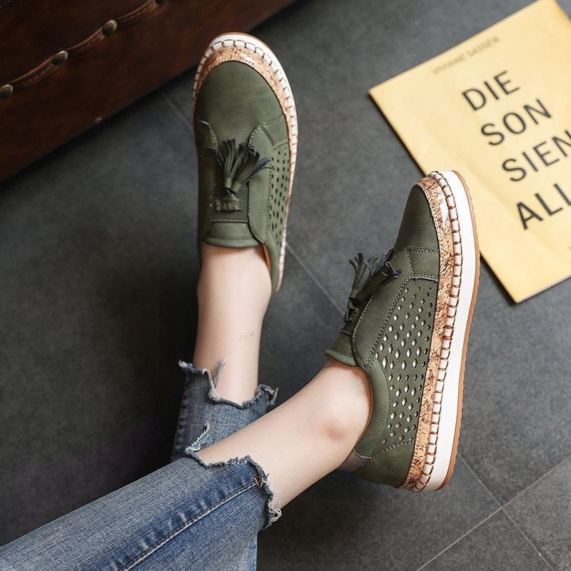 Rhea | Sapatos sem cordões femininos, com amortecimento, para caminhada