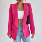 Blazer Feminino Gola Lapela Estruturado