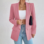 Blazer Feminino Gola Lapela Estruturado