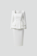 Mulher Conjunto Saia e Blazer 2 Peças