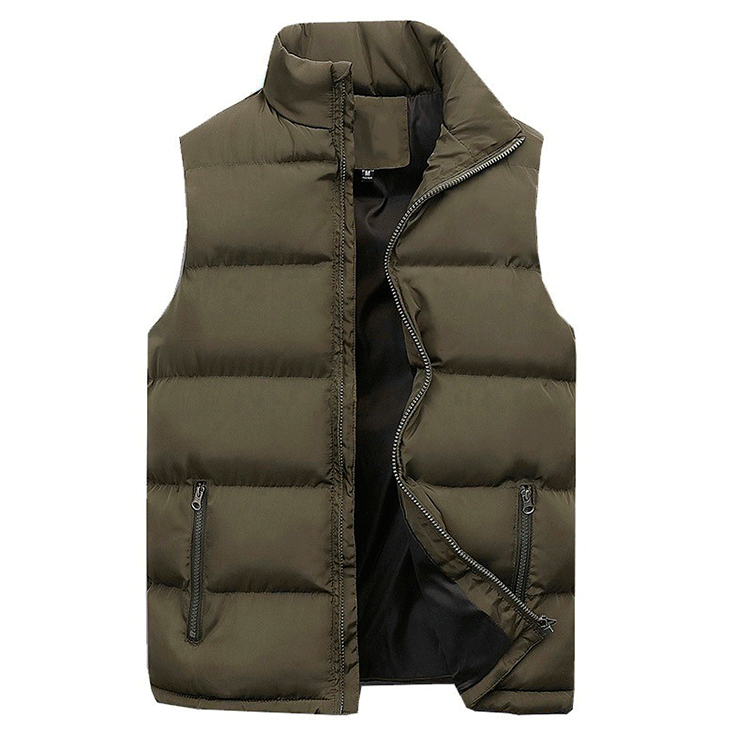 Posy | Colete Acolchoado Masculino Puffer Gola Alta
