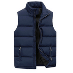 Posy | Colete Acolchoado Masculino Puffer Gola Alta