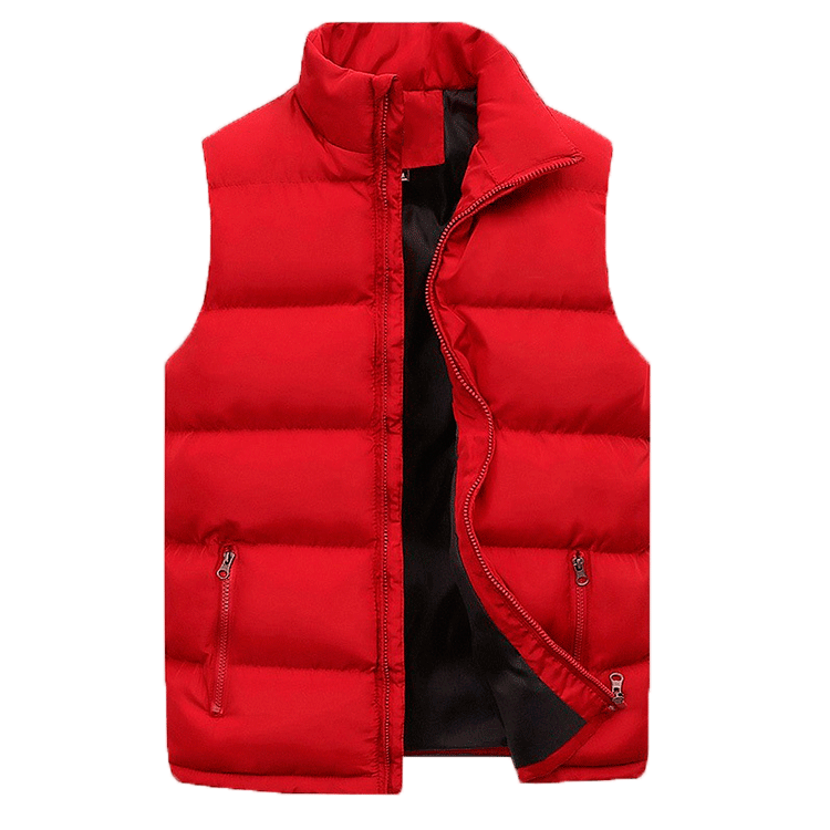 Posy | Colete Acolchoado Masculino Puffer Gola Alta