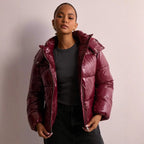 Jade | Mulher Veste Matelassê com Capuz Amovível