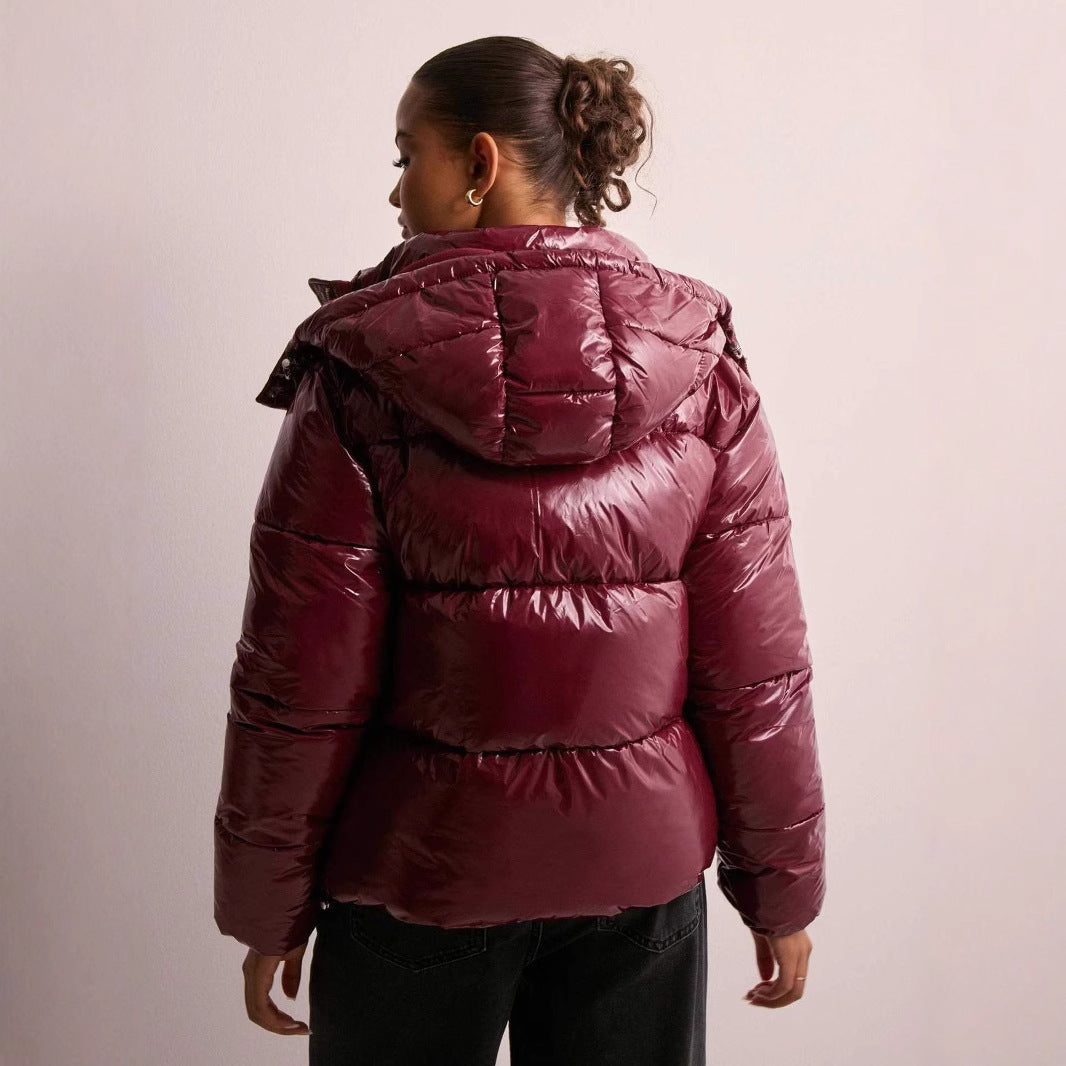 Jade | Mulher Veste Matelassê com Capuz Amovível
