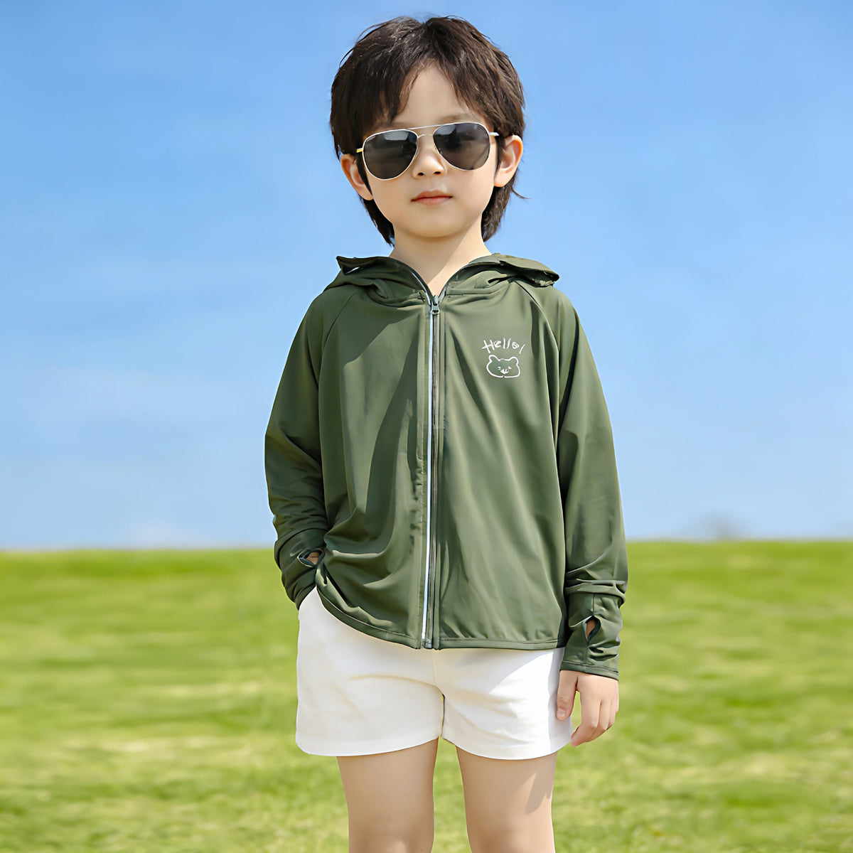 Lyra | Casaco Infantil com Proteção UV e Capuz