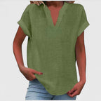 Posy | Blusa Feminina Manga Curta Decote V