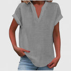 Posy | Blusa Feminina Manga Curta Decote V