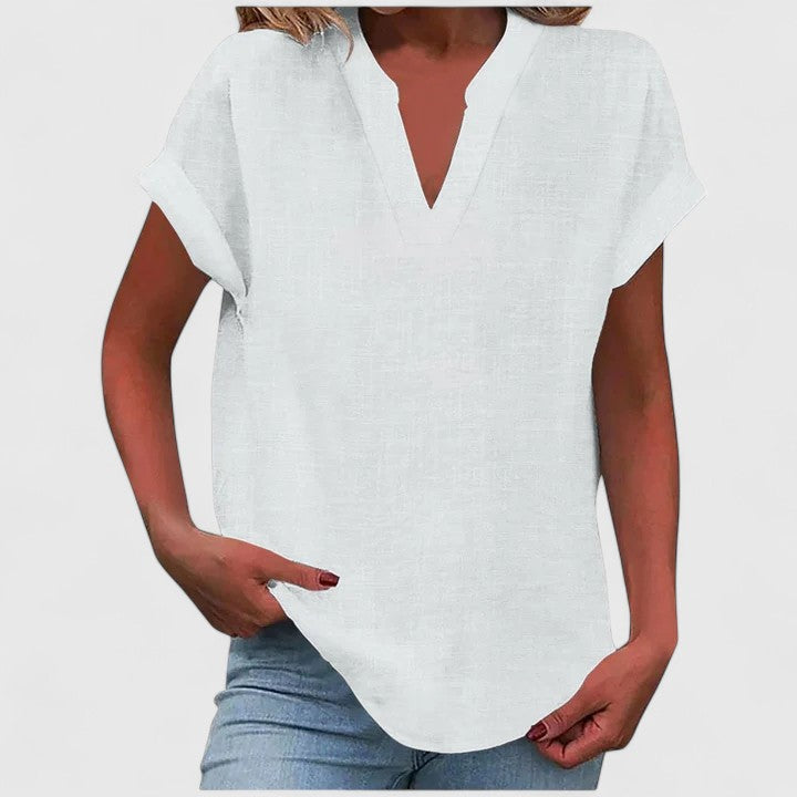 Posy | Blusa Feminina Manga Curta Decote V
