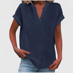 Posy | Blusa Feminina Manga Curta Decote V
