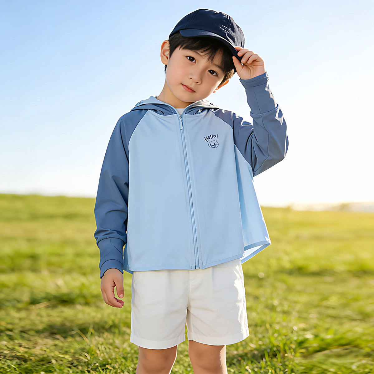 Lyra | Casaco Infantil com Proteção UV e Capuz