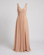 Luna | Vestido de Noite Feminino Decote V Longo