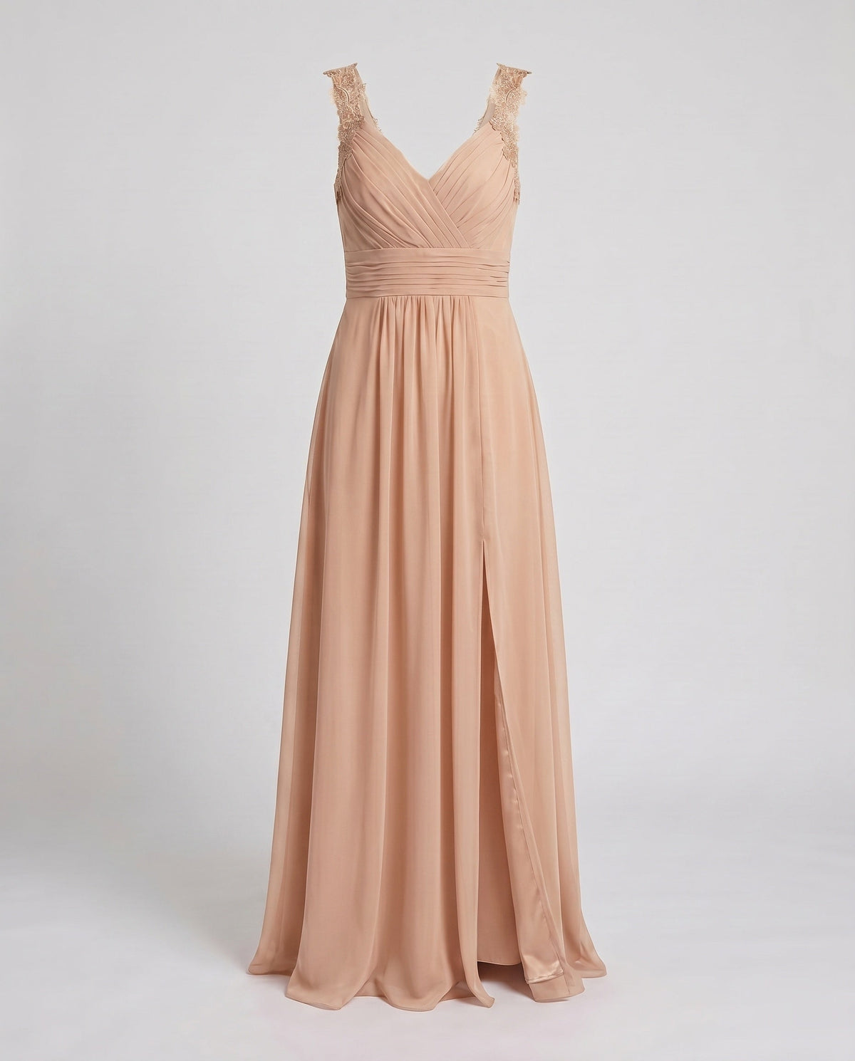 Luna | Vestido de Noite Feminino Decote V Longo