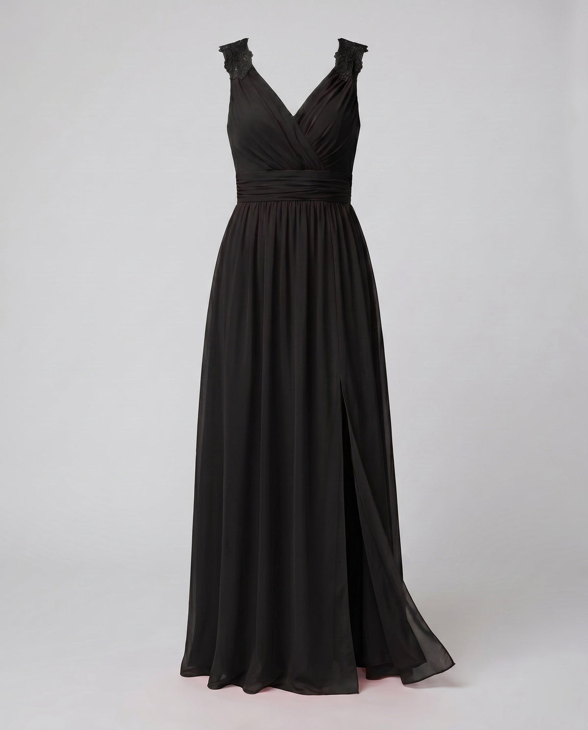 Luna | Vestido de Noite Feminino Decote V Longo